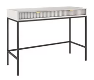 Inne meble do salonu - Toaletka Nova T104 Czarny / Szara - miniaturka - grafika 1