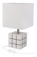 Lampy stojące - Hellux Rubi biały E27 Lampka stołowa 411.34.09 411.34.09 - miniaturka - grafika 1