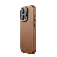 Etui i futerały do telefonów - Mujjo Full Leather Case - etui skórzane do iPhone 15 Pro kompatybilne z MagSafe (tan) - miniaturka - grafika 1