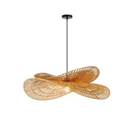 Lampy sufitowe - Immax 08266L - Żyrandol na lince MARIPOSA 1xE27/40W/230V śr. 80 cm juta - miniaturka - grafika 1