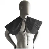 Peleryny fryzjerskie - Eko-Higiena jednorazowe peleryny z włókniny do modelowania czarne 20szt - miniaturka - grafika 1