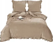 Pościel dla dzieci - Komplet pościeli Cotton World 160 x 200 cm odcienie brązu i beżu - miniaturka - grafika 1