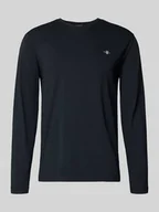 Koszulki męskie - Bluzka z długim rękawem z wyhaftowanym logo - miniaturka - grafika 1