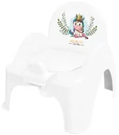 Kosmetyki kąpielowe dla dzieci - Tega Baby Nocnik krzesełko z pozytywką Dziki zachód biały-jednorożec - miniaturka - grafika 1