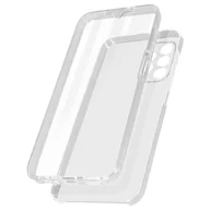 Etui i futerały do telefonów - Etui 360° do Samsunga Galaxy A13 4G Elastyczny przód i sztywny tył — przezroczyste - miniaturka - grafika 1