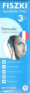 Cztery Głowy Fiszki język francuski Słownictwo 3 - Patrycja Wojsyk - Książki do nauki języka francuskiego - miniaturka - grafika 2