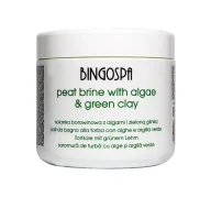 Kosmetyki do kąpieli - BingoSpa Solanka borowinowa z zieloną glinką 600g - miniaturka - grafika 1