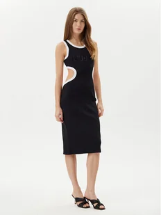 Liu Jo Sukienka letnia VA5043 J4822 Czarny Regular Fit - Sukienki - miniaturka - grafika 1
