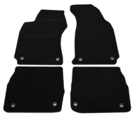 Dywaniki samochodowe - Skoda Superb 03/2002-06/2008R. - Czarne Dywaniki Welurowe W Jakości Economy - miniaturka - grafika 1