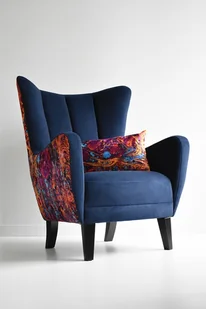 Fotel NOLN , Kolorowy fotel uszak - Fotele - miniaturka - grafika 1