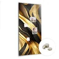 Tablice i flipcharty - Magnetyczny Organizer na Ścianę 120x60 cm - Linie abstrakcja - miniaturka - grafika 1