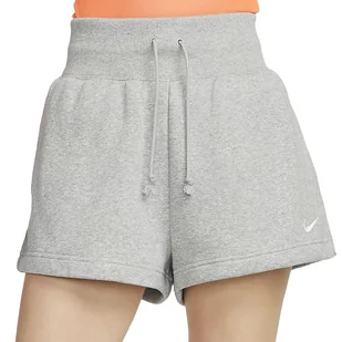 Spodenki damskie Nike Sportswear Phoenix Fleece FD1409-063 - szare - Spodnie sportowe damskie - miniaturka - grafika 1