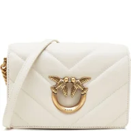 Torebki damskie - Pinko Skórzana torebka na ramię LOVE CLICK MINI SHEEP NAPPA BI - miniaturka - grafika 1