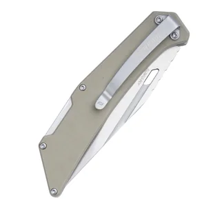 Schrade - Nóż składany Slingshot Lockback Folder - AUS-10 - Tan - 1159301 - Noże - miniaturka - grafika 2