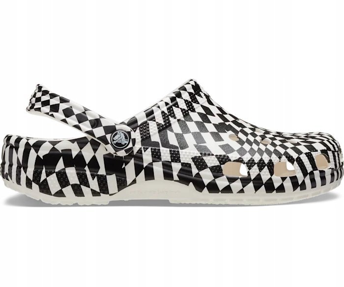 Męskie Buty Chodaki Crocs Classic Warped Checker 211007 Clog 46-47