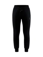 Spodnie sportowe damskie - Craft Spodnie dresowe "Core Craftweatpants" w kolorze czarnym - miniaturka - grafika 1