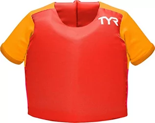 Kąpielówki dla chłopców - TYR Bébé Unisex Kids Flotation Shirt Gilet Natation Apprentissage, RED - grafika 1