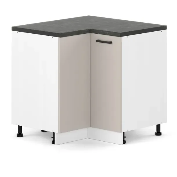 Szafka kuchenna stojąca dolna narożna 90x90 cm z 2 frontami Kaszmir EKO