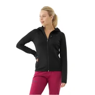 Bluzy damskie - Damska bluza trekkingowa Viking Jukon Hoodie Polartec black - S - miniaturka - grafika 1