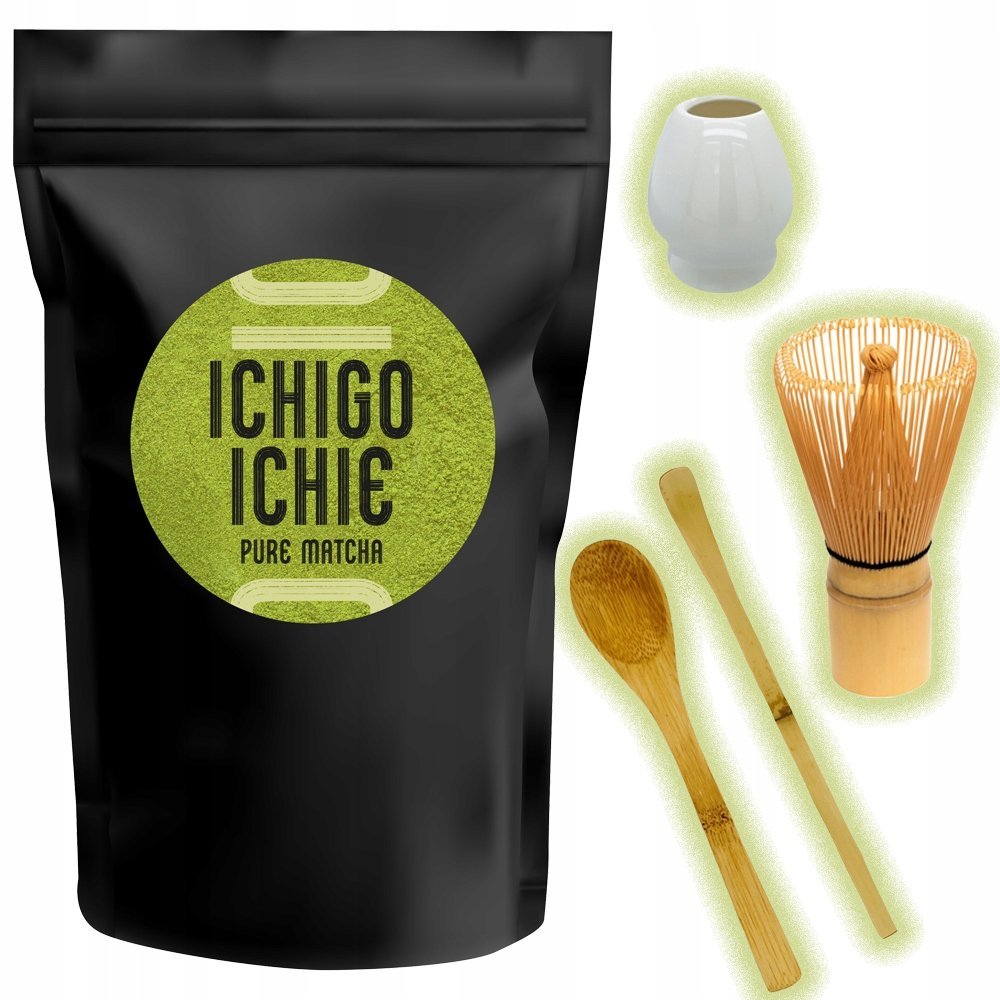 Ichigo Ichie Matcha Premium 30G - Zestaw Startowy 4 Akcesoriów I Matcha!