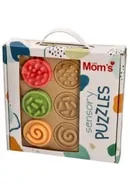 Puzzle - Puzzle sensoryczne kółeczka - miniaturka - grafika 1