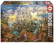 Puzzle - Educa, Puzzle, Miasto marzeń, 8000 el. - miniaturka - grafika 1