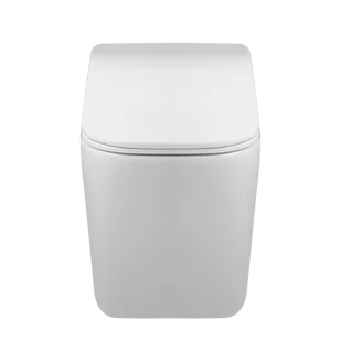 Balneo Miska podwieszana WC bezrantowa LUGA WHITE z deską wolnoopadającą B1-G0101010102-1 - Miski WC - miniaturka - grafika 1