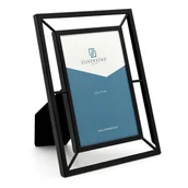 Ramki na zdjęcia - Czarna metalowa ramka stojąca/ścienna 10x15 cm Prisma – Zilverstad - miniaturka - grafika 1
