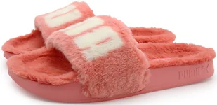 Klapki damskie Puma Leadcat 2.0 Fuzz różowe r.39 Futerko Wygodne Miękkie - Klapki i japonki damskie - miniaturka - grafika 1