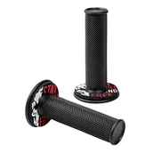 Części motocyklowe - Lampa 90571 Donut Off-Road Grips, uniwersalne uchwyty - czarne - czerwone - miniaturka - grafika 1