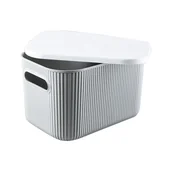 Pudła i pojemniki do przechowywania - Plastikowy pojemnik z pokrywką – Mioli Decor - miniaturka - grafika 1