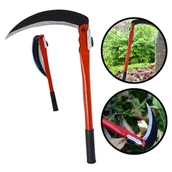 Pozostałe narzędzia ogrodowe - Sierp Kosa do podcinania 40 CM Ręczny SKŁADANY nóż OSTRY gładki OGRODOWY - miniaturka - grafika 1