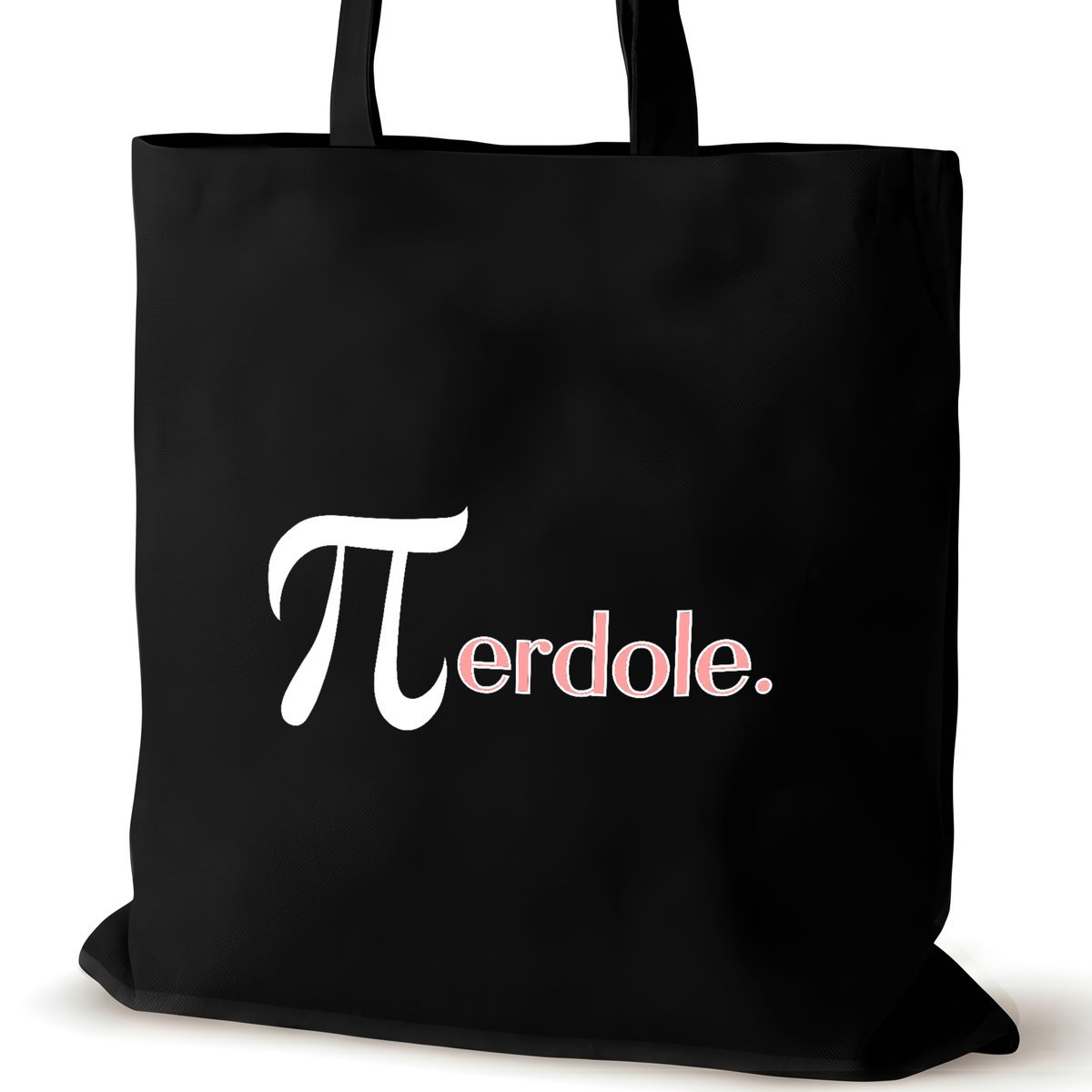 Torba bawełniana czarna na ramię VIRAL zakupowa prezent PI ERDOLE RÓŻOWE