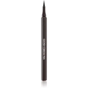 GOSH - Brow Pen - Pisak do stylizacji brwi - 1.1 ml - 002 GREY BROWN - Akcesoria i kosmetyki do stylizacji brwi - miniaturka - grafika 1