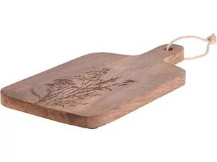Deska do krojenia grawera rzeźbiona w motywy roślinne 36cx19,5x 2cm - Deski do krojenia - miniaturka - grafika 1