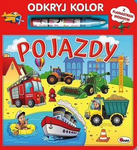 AWM Pojazdy. Odkryj kolor Mirosława Kwiecińska - Książki edukacyjne - miniaturka - grafika 1