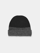 Czapki damskie - Czapka zimowa męska 4F 4FAW23ACAPM308-20S Czarny - miniaturka - grafika 1