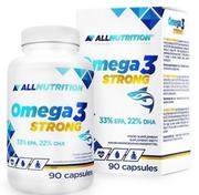 Serce i układ krążenia - ALLNUTRITION OMEGA 3 STRONG 90kap 330 EPA+220 DHA 041B-2357E - miniaturka - grafika 1