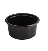 Akcesoria do pakowania - Pojemnik na zupę czarny okrągły 350ml PP 50szt $ - miniaturka - grafika 1