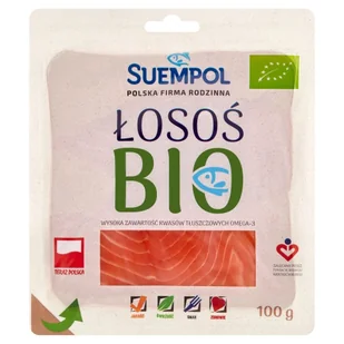 Suempol - Bio Łosoś wędzony - Ryby wędzone - miniaturka - grafika 1