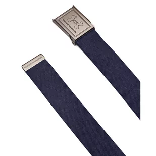 Męski pasek Under Armour M Stretch Webbing Belt - granatowy - UNDER ARMOUR - Paski - miniaturka - grafika 1