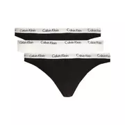 Majtki damskie - Calvin Klein Underwear Stringi 3-pack - miniaturka - grafika 1