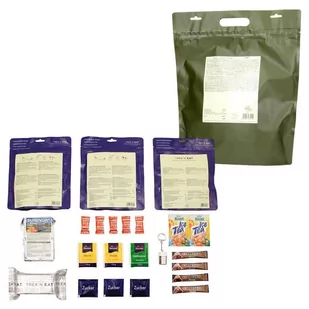 Trek'n Eat Trek'n Eat Tactical Day Ration Pack Żywność turystyczna 1100g, Typ 1  2021 Żywność turystyczna 265101 - Racje żywnościowe - miniaturka - grafika 1