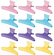 Pozostałe akcesoria fryzjerskie - Activ E-47 Kraby Mix Klipsy fryzjerskie 8,2cm, 12szt. - miniaturka - grafika 1