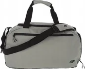 Torebki damskie - Torba podróżna sportowa 4F TBAU031 26S jasny szary 25L - miniaturka - grafika 1