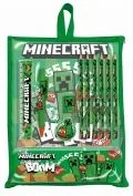 Przybory szkolne - Zestaw piśmienniczy Minecraft 12 elementów MC00040 - miniaturka - grafika 1