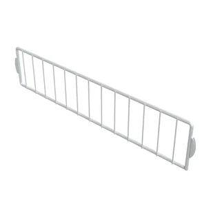 Przegródka do półki 411 x 88 mm biała Integri 5907708118851 - Cegły, pustaki, bloki - miniaturka - grafika 1