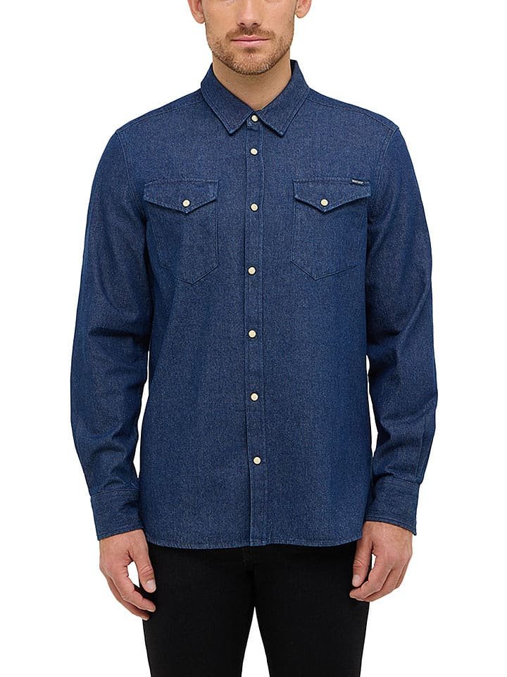 Mustang Koszula dżinsowa w kolorze granatowym