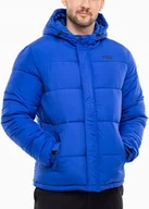 Kurtki męskie - Fila Kurtka męska z kapturem puchowa zimowa ciepła sportowa Bensheim r. XL - miniaturka - grafika 1