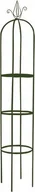 Kratki i pergole - Planta Metalowa pergola ogrodowa 215x41cm Okrągła podpora dla roślin pnących - miniaturka - grafika 1